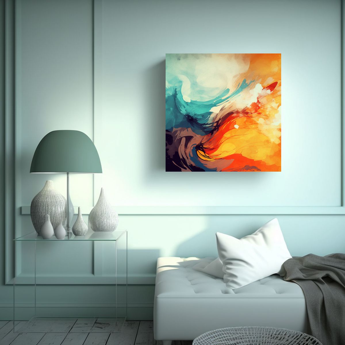 GENERICO - Fondo Abstracto Relieve Decorativo Para Citas 60x60 Cm