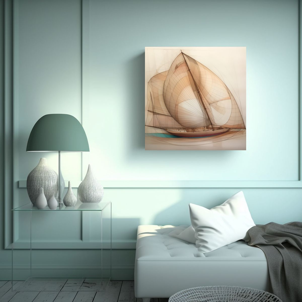 GENERICO - Cuadro De Tela Vanguardia Exclusivo Para 80x80 Cm