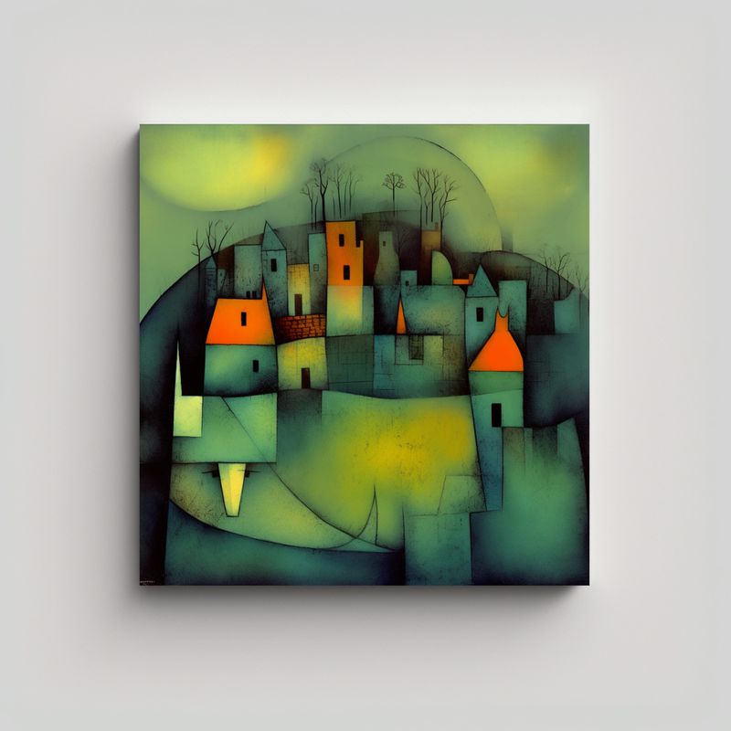 GENERICO - Pinturas Decorativas De Inspiración Luminosa 50x50 Cm