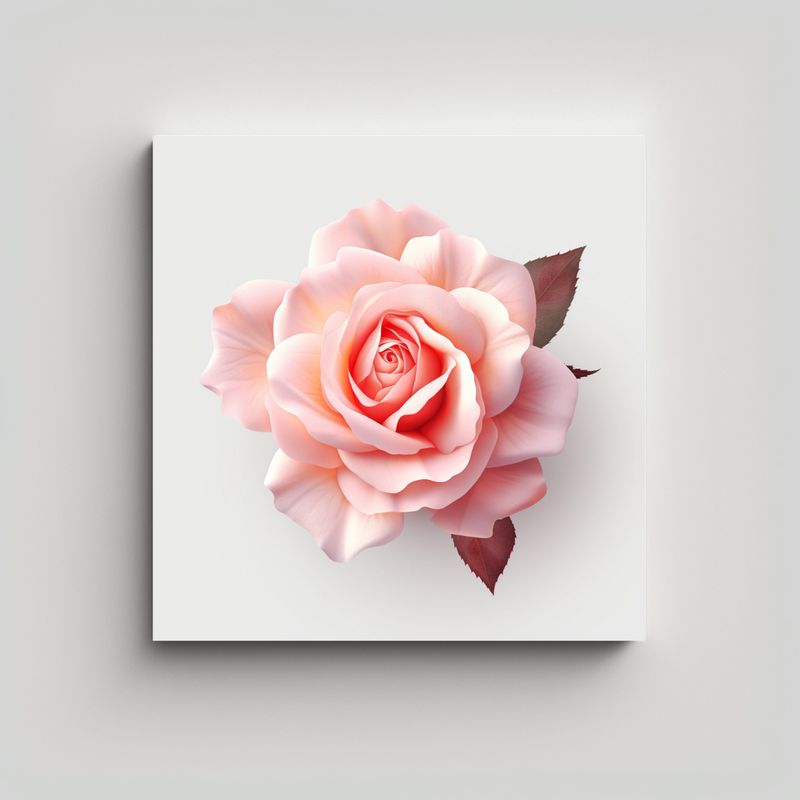 GENERICO - Conceptual Boda Escena Floral Rosa Tela En 50x50 Cm