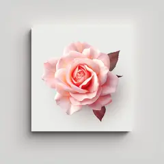 GENERICO - Conceptual Boda Escena Floral Rosa Tela En 50x50 Cm