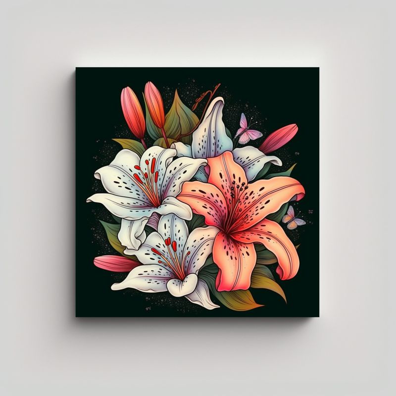 GENERICO - Pintura Decorativa Arte Calidad Superior Para 80x80 Cm