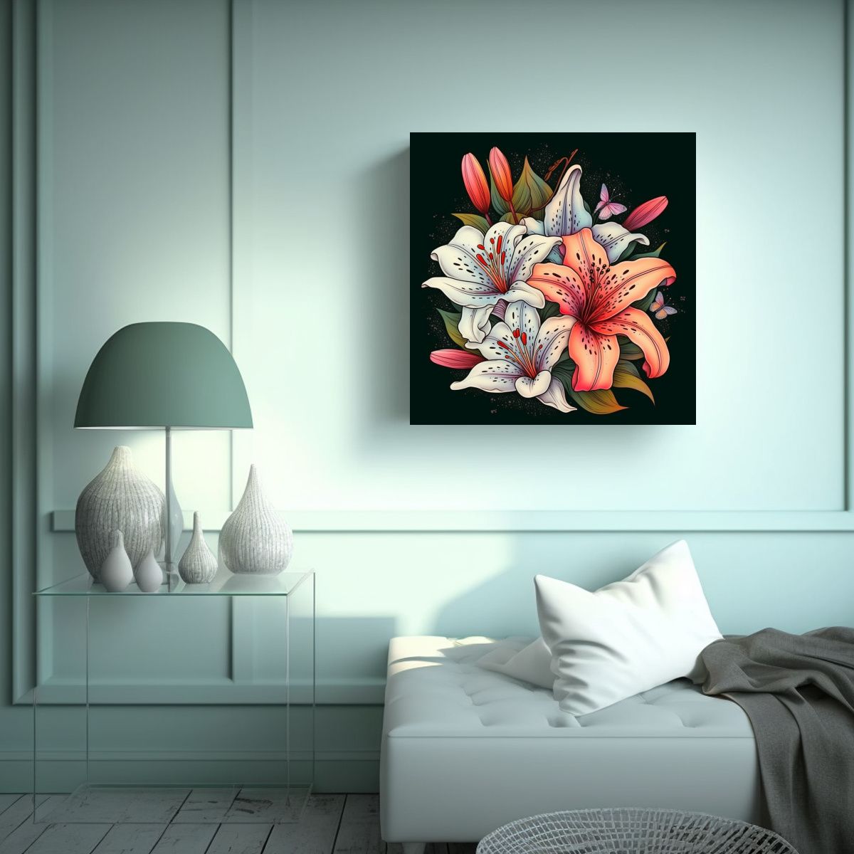 GENERICO - Pintura Decorativa Arte Calidad Superior Para 90x90 Cm