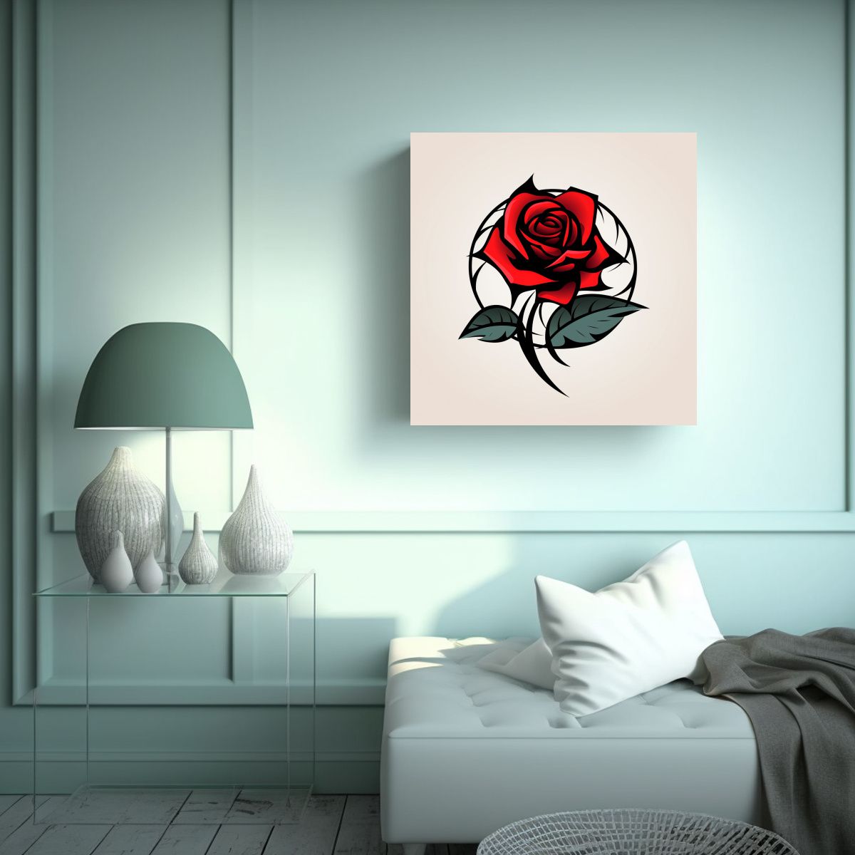 GENERICO - Expresión De Lienzo Tela Para Decoración De 50x50 Cm