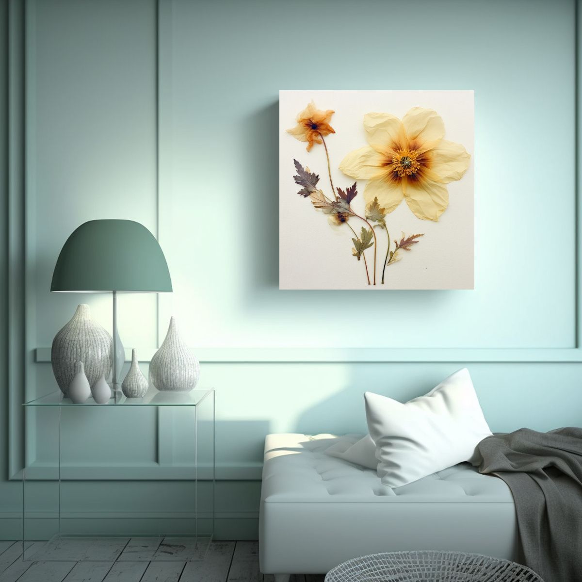 GENERICO - Arte De Canva Abstracción Living, Decoración 80x80 Cm