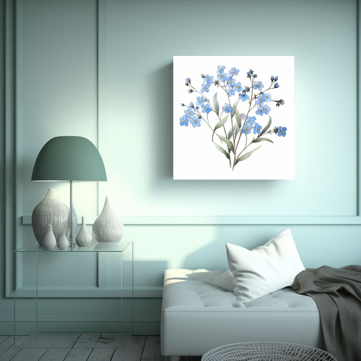 GENERICO - Arte Dibujo Composición Equilibrada Preservada 90x90 Cm