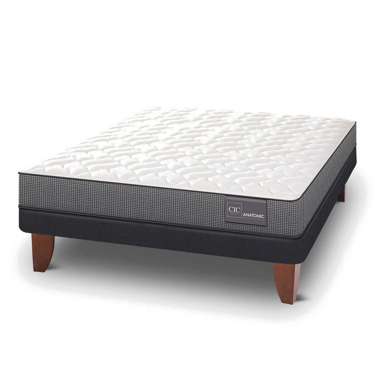 CIC Cama Europea Anatomic 2 Plazas X 2.00Mt Base Normal