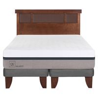 Cama Europea New Balance 2 Plazas + Respaldo Dublin