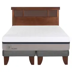 CIC - Cama Europea New Balance 2 Plazas + Respaldo Dublin