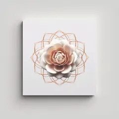 GENERICO - Lienzo Decorativo Minimalista Con Figura Antiguo 60x60 Cm