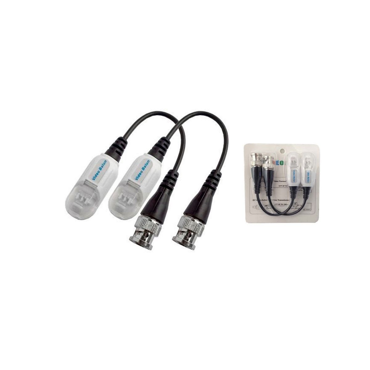 GENERICO - Pack 2 Video Balun Transceptor Video Cctv - SC