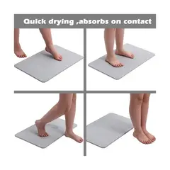 GENERICO - Piso Baño Secado Rapido Antideslizantes Diatomea 6039cm