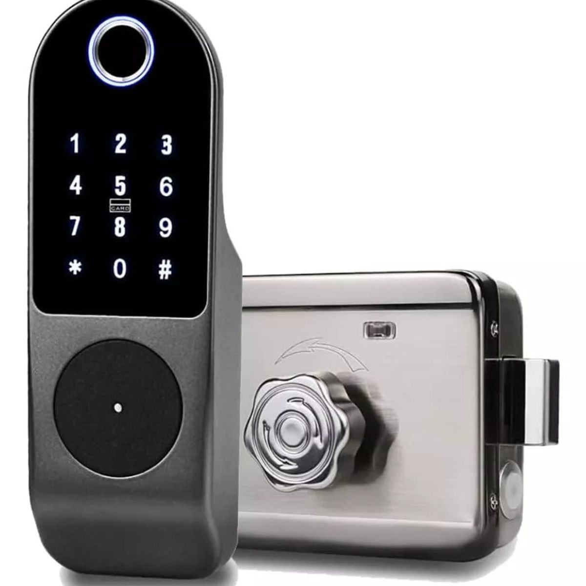 KUANGYE - Chapa Cerradura Inteligente Electrónica Wifi Huella Digital