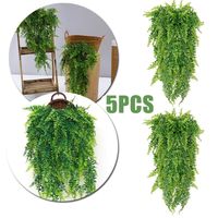 5 Planta artificial De Helecho 81CM, Decoración Del Hogar