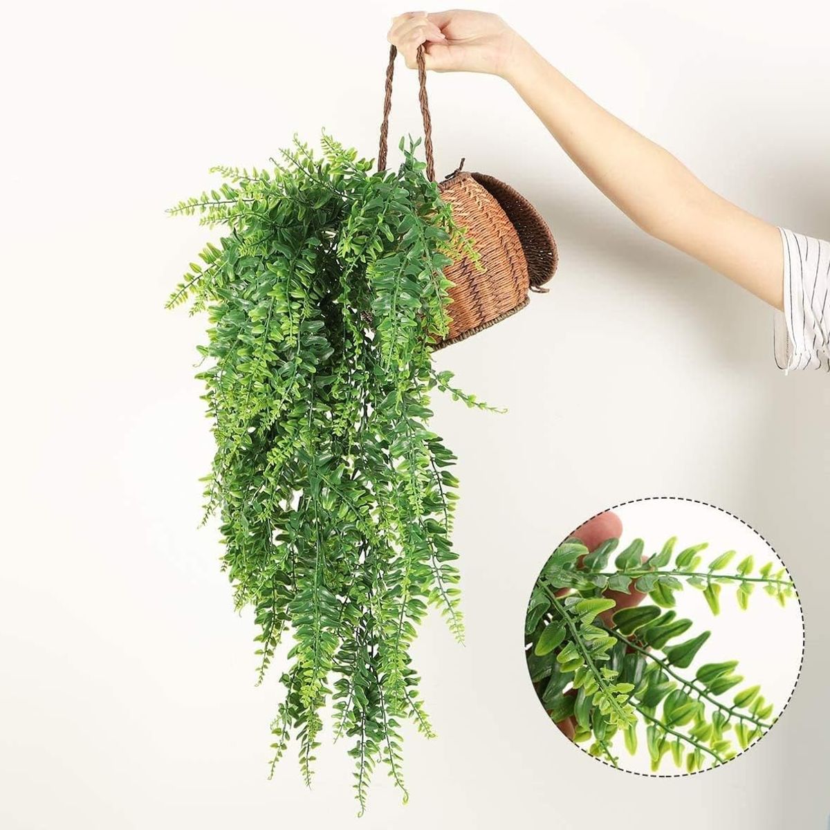 KUANGYE - 5 Planta artificial De Helecho 81CM, Decoración Del Hogar