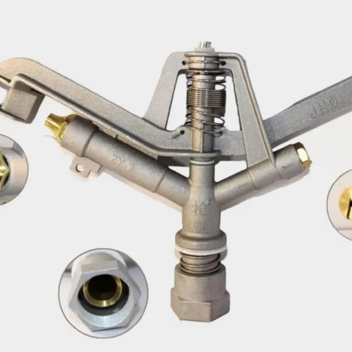 KUANGYE - Aspersor De Riego Agrícola 1.0 Pulgadas Riego De Césped