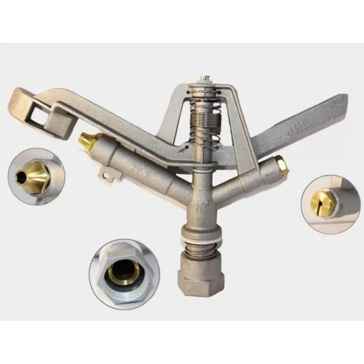 KUANGYE - Aspersor De Riego Agrícola 1.0 Pulgadas Riego De Césped