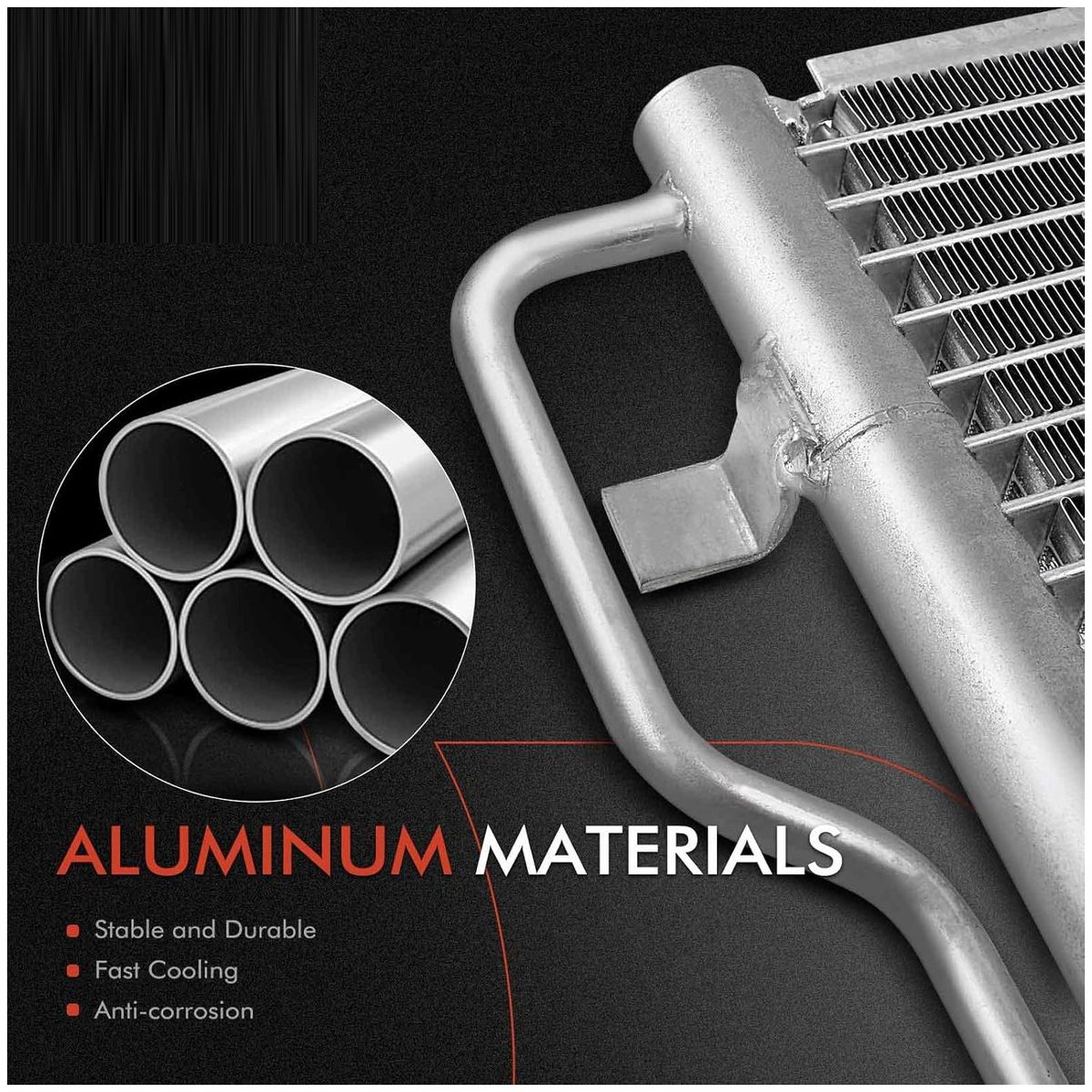 KUANGYE - Condensador Jeep Grand Cherokee - Wrangler - Durango 3.6 5.7