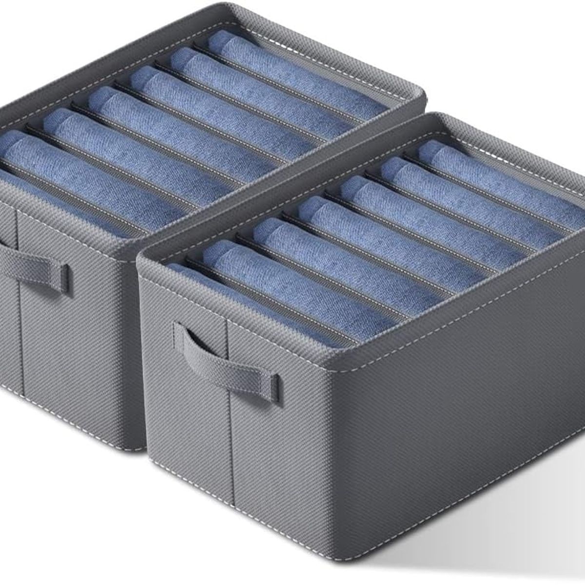 KUANGYE - Organizador De Ropa Plegable Lavable Caja De Almacenamiento