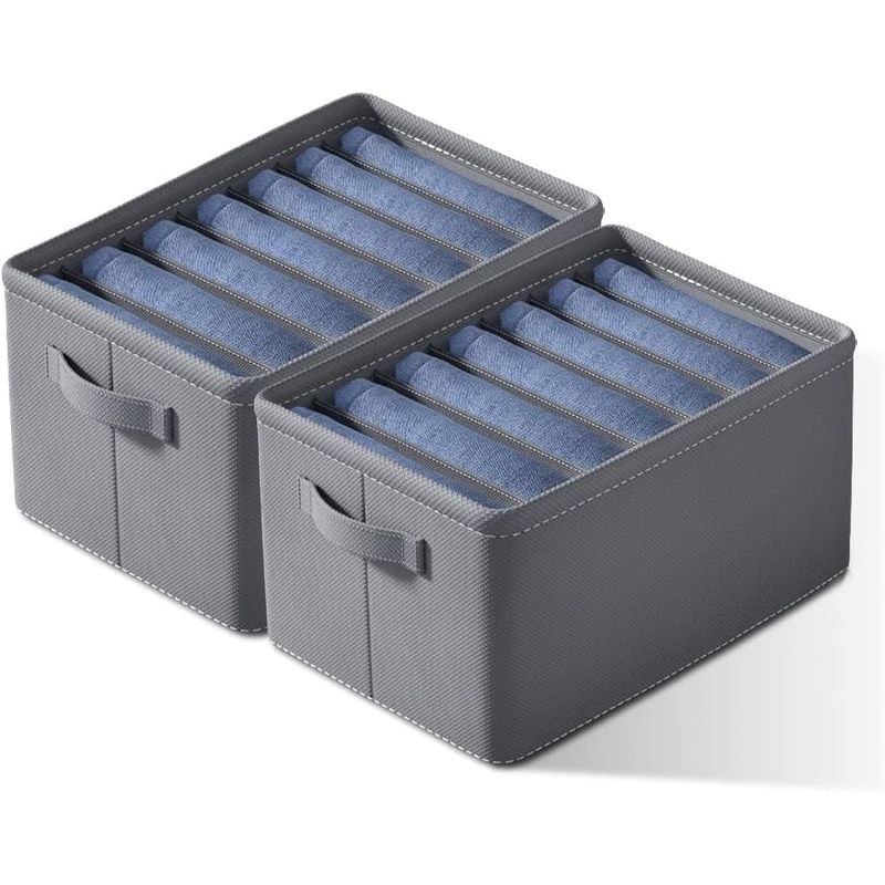 KUANGYE - Organizador De Ropa Plegable Lavable Caja De Almacenamiento