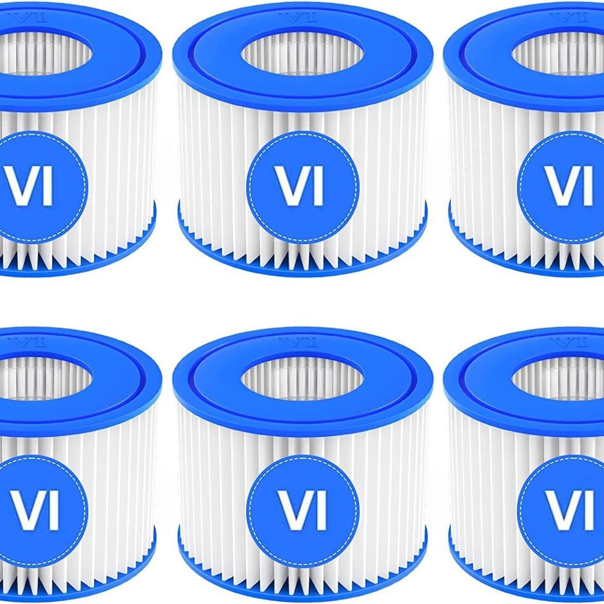 KUANGYE - 6 Pack Cartucho Repuesto (Vl) Compatible Con Lay-Z-Spa