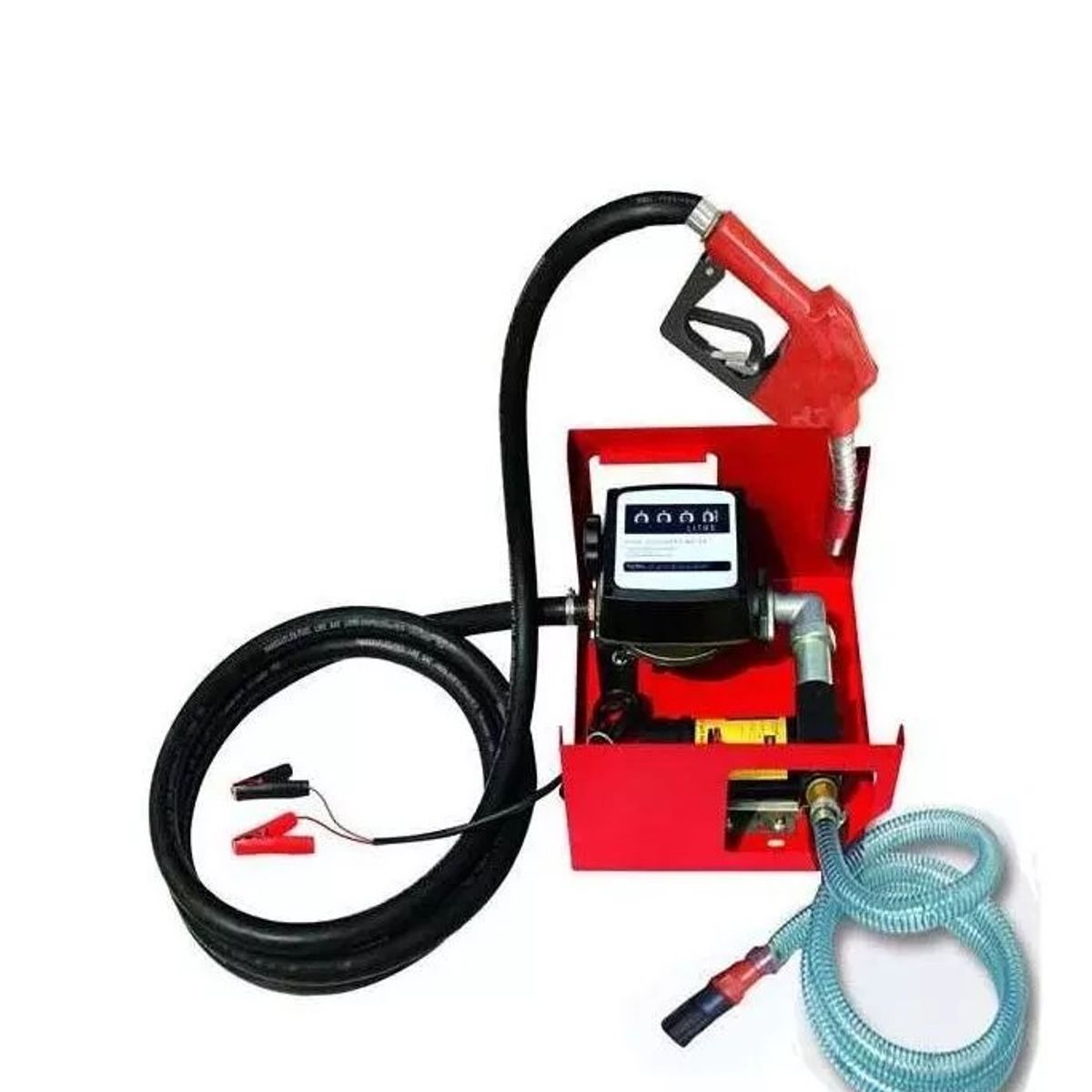 KUANGYE - Bomba De Transvasije Con Cuentalitros 12v Combustibles