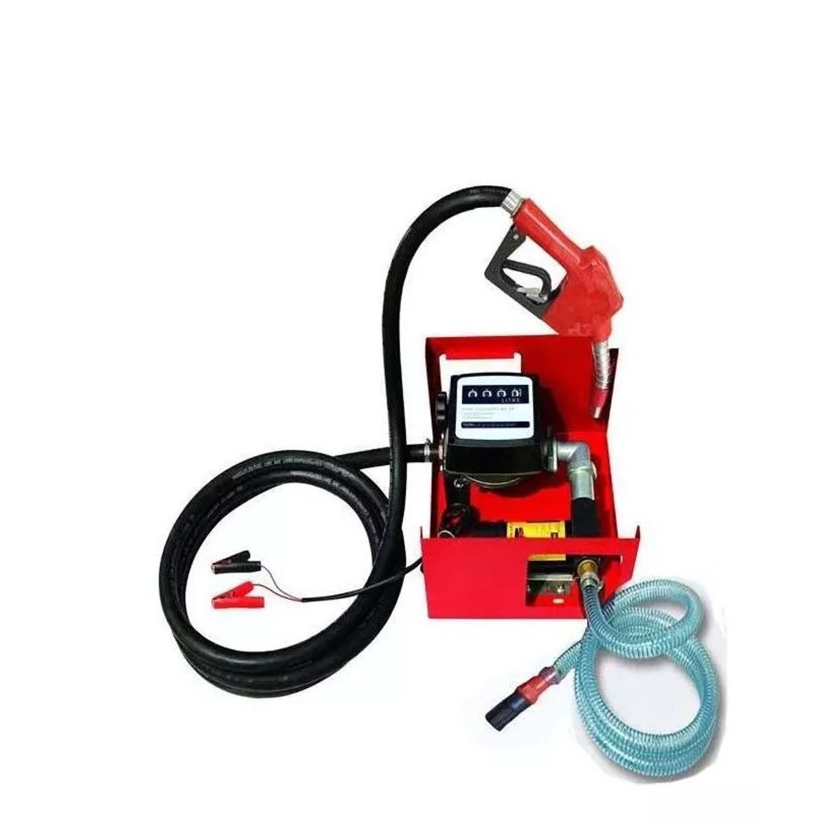 KUANGYE - Bomba De Transvasije Con Cuentalitros 12v Combustibles