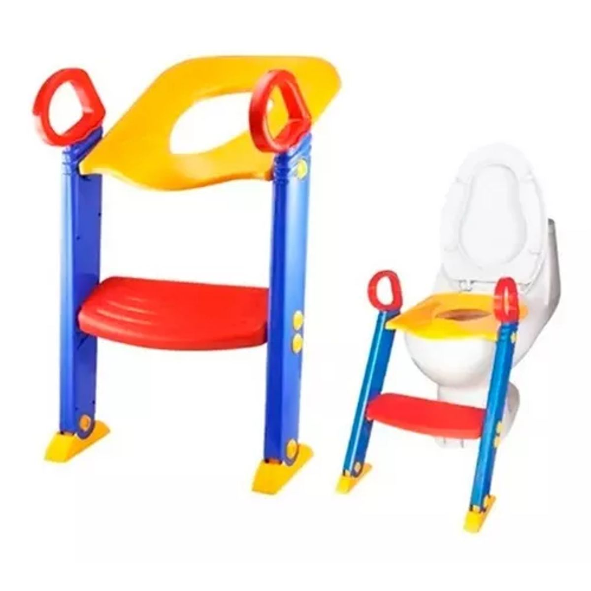 GENERICO - Asiento Adaptador Escalera Inodoro Wc Color  Amarillo