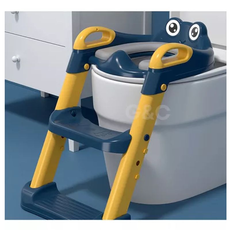 GENERICO - Asiento Entrenador Baño Con Escalera Y Agarradera Multicolor