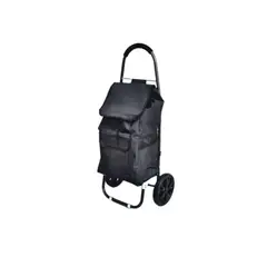 GENERICO - Carro De Compras Plegable Tela Impermeable Black