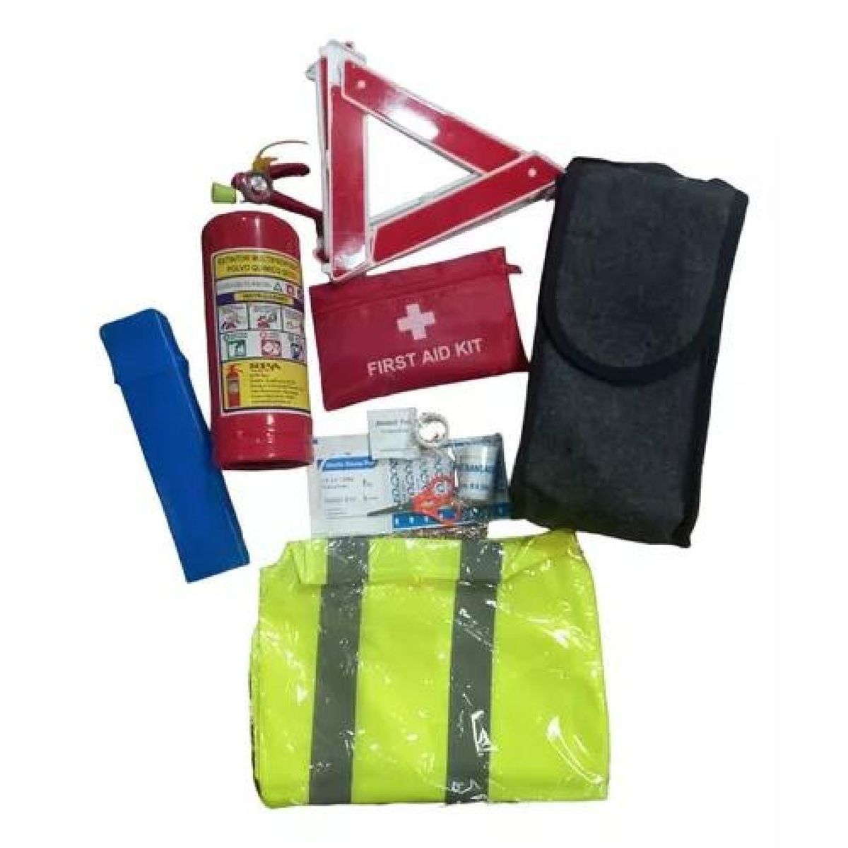 GENERICO - Kit de Emergencia para Autos Todo lo Necesario en Ruta