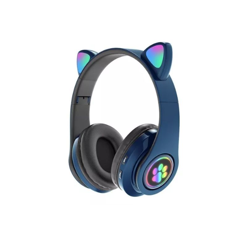 GENERICO - Audifonos Bluetooth Inalambrico De Niños Orejas Azul