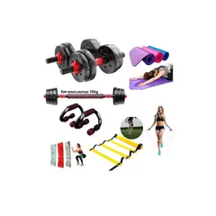 GENERICO - Artículos Para Ejercicios Pesas 10kg Accesorios De Deporte