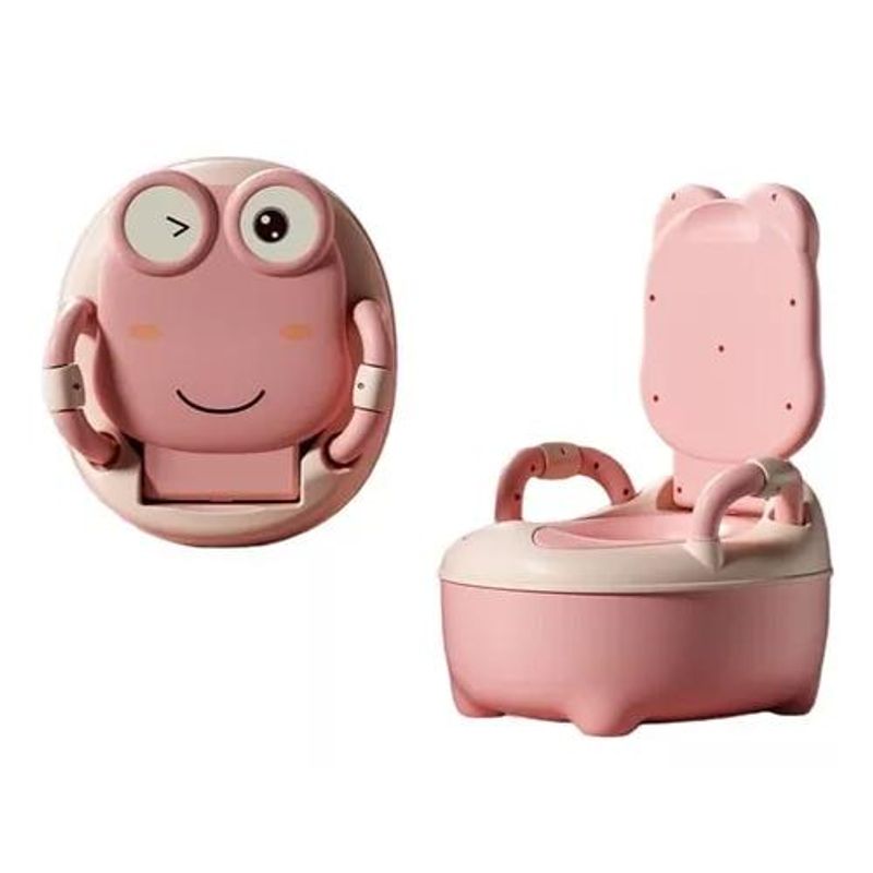 GENERICO - Pelela Baño Rana para Niño y Niña Color Rosado
