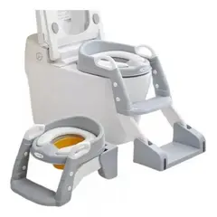 GENERICO - Pelela Asiento Adaptador Escalera Inodoro Wc 3 En1 Niños X L