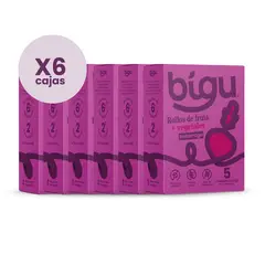 BIGU - PACK x6 BETARRAGA DESHIDRATADA 125g