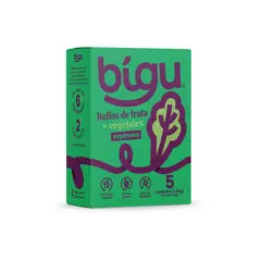 BIGU - CAJA ROLLO ESPINACA DESHIDRATADA 125g