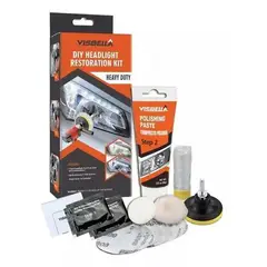 GENERICO - Kit de restauración y pulido de faros color negro