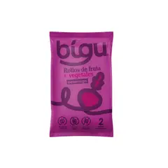 BIGU - ROLLO FRUTA Y BETARRAGA DEHIDRATADA 25g
