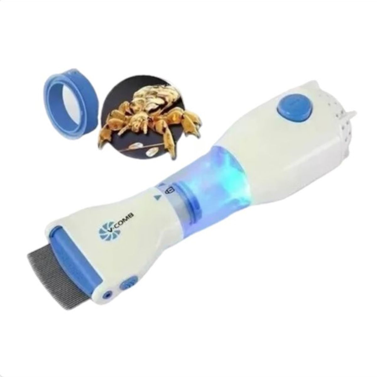 GENERICO - Cepillo Saca Piojos y Liendres Aspiradora