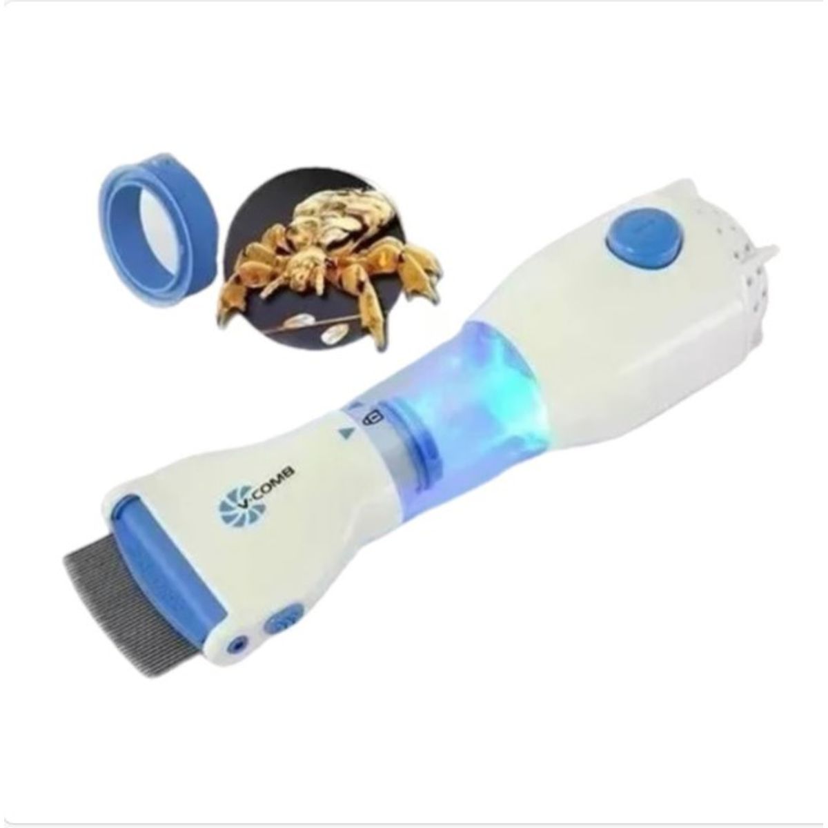 GENERICO - Cepillo Saca Piojos y Liendres Aspiradora