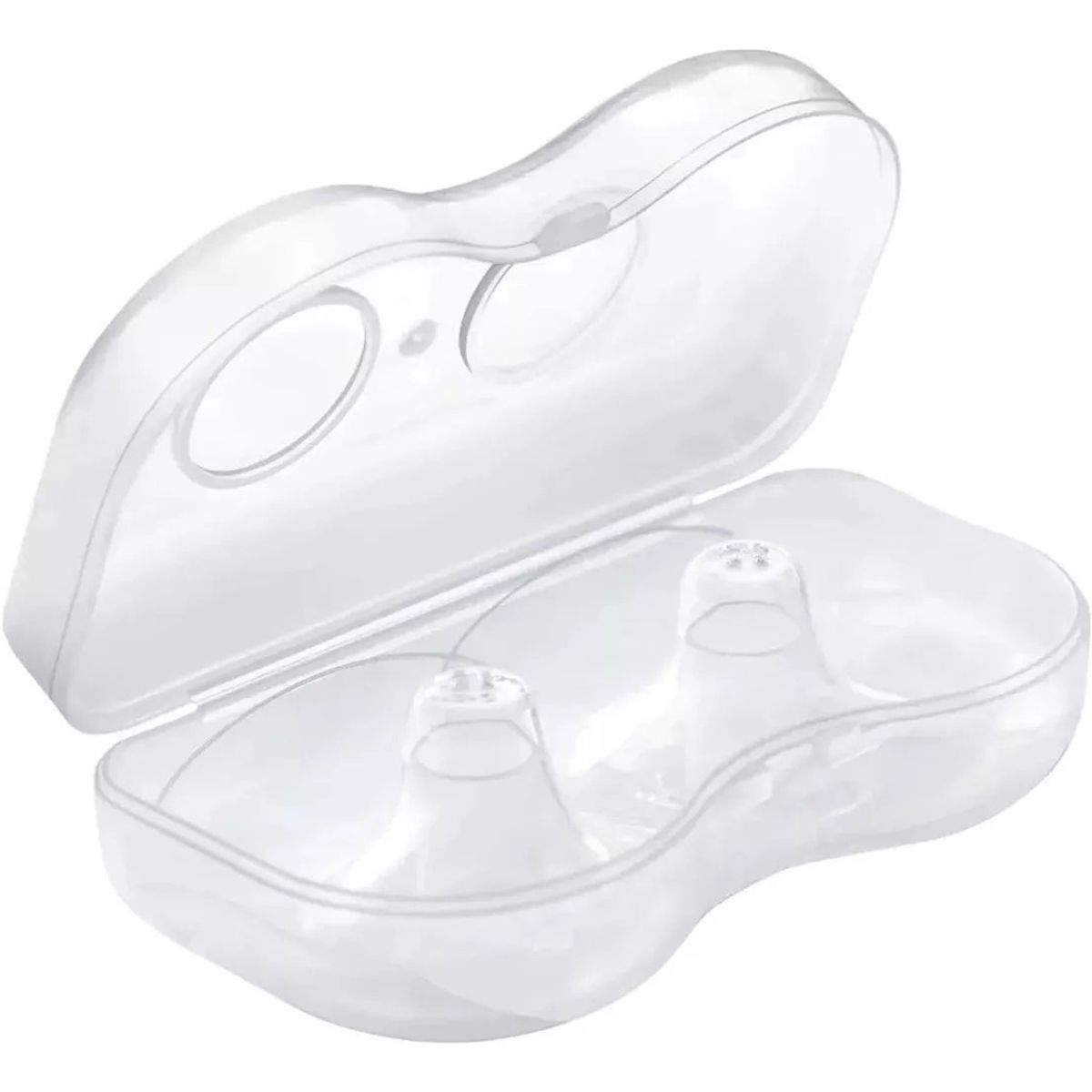 GENERICO - Protector Pezoneras Para Lactancia Silicona Un Par Con Caja