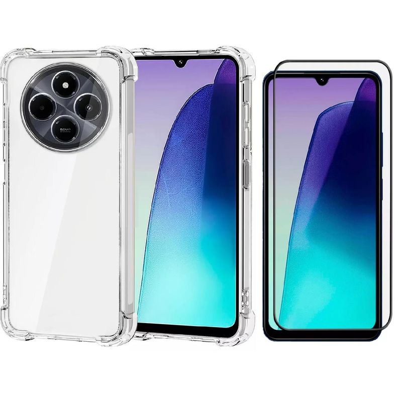 GENERICO - Carcasa Trk Antishock Para Xiaomi Redmi 14c + Lamina Completa