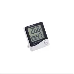 GENERICO - Termometro Higrometro Ambiental Reloj Alarma