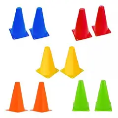 GENERICO - 10 Conos De Entrenamiento 18cm Crossfit Deporte Trafico