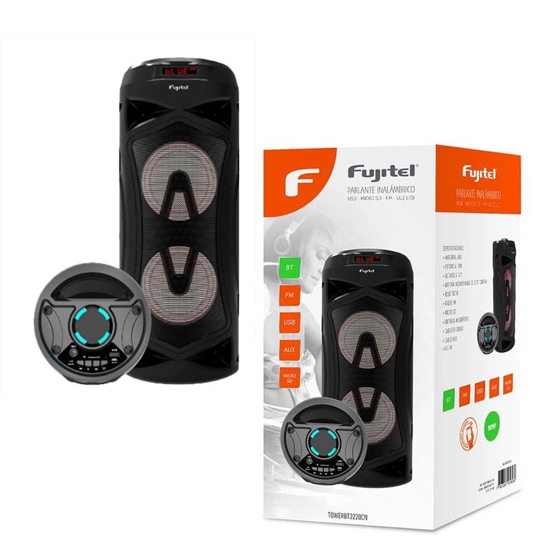 FUJITEL - Parlante Inalambrico Fujitel Bluetooth 10w FUJITEL