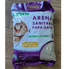 GENERICO - Arena Sanitaria Para Gatos 4kg Lavanda Petline