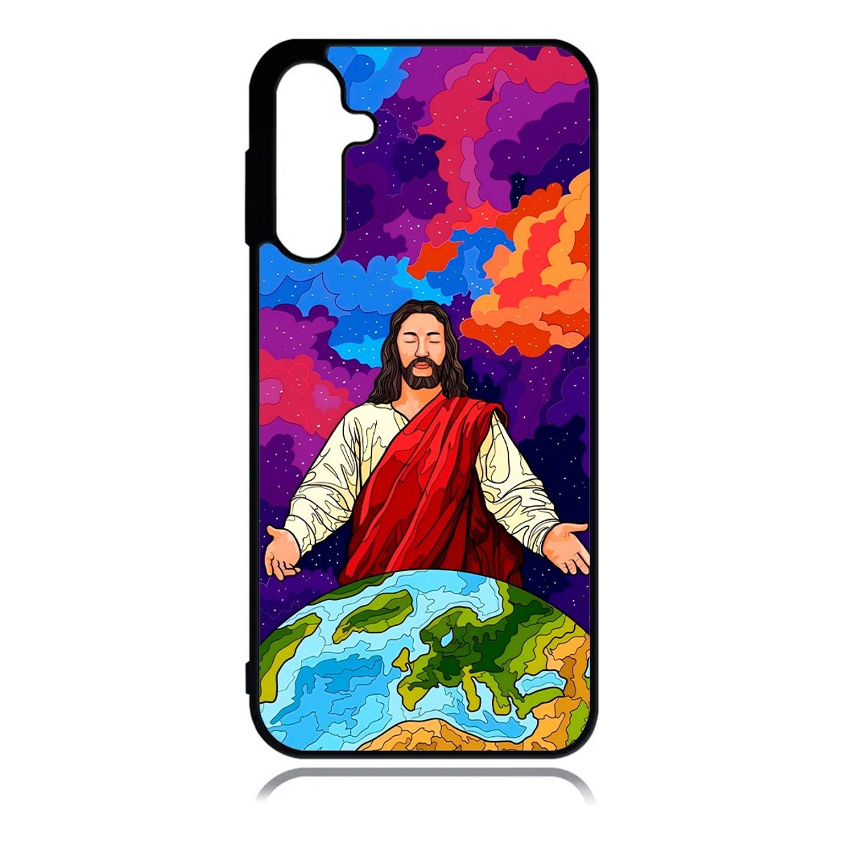 GENERICO - Carcasa para SAMSUNG S21 FE diseño Cristo 1