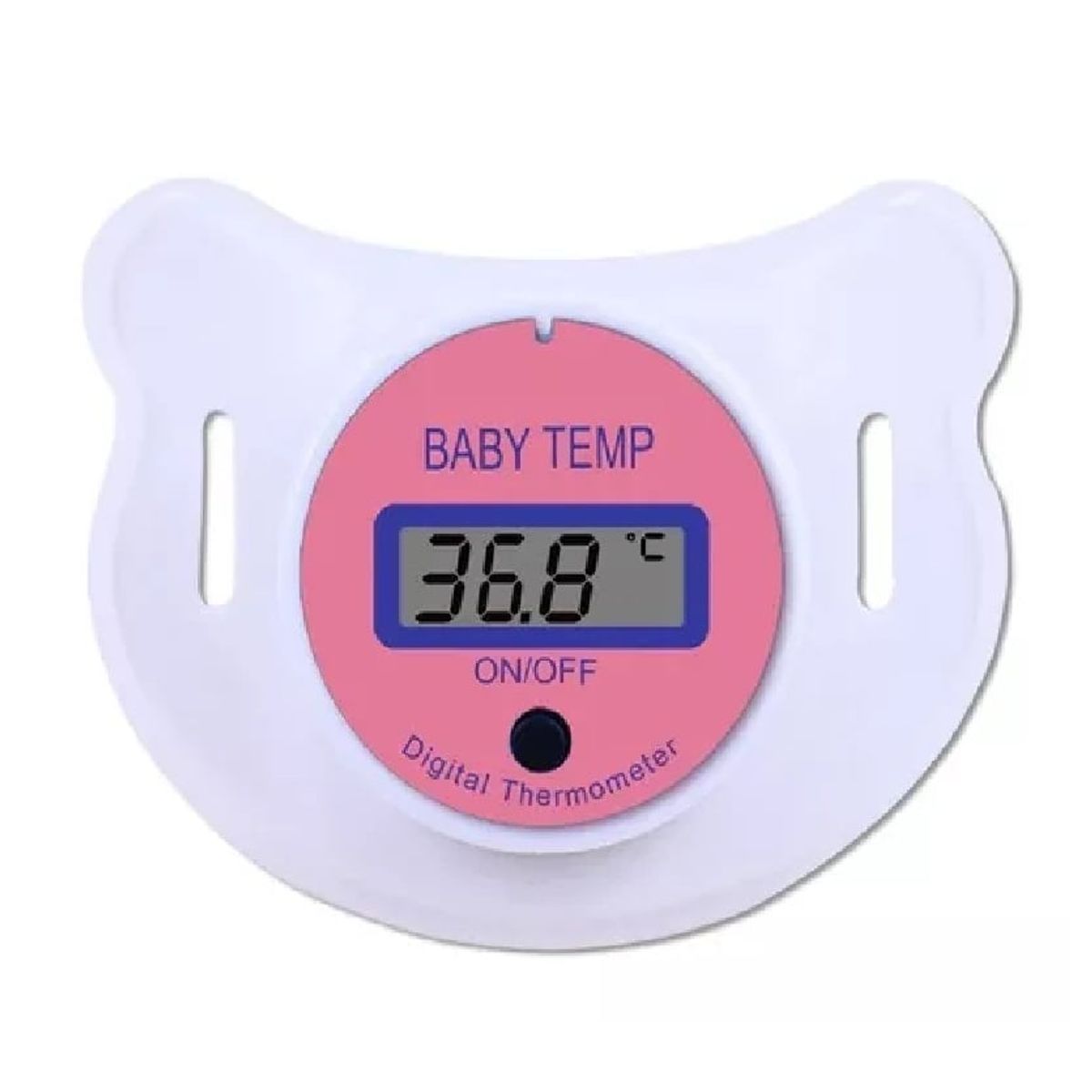 GENERICO - Chupete Termómetro Digital Para Bebes Y Niños Rosa