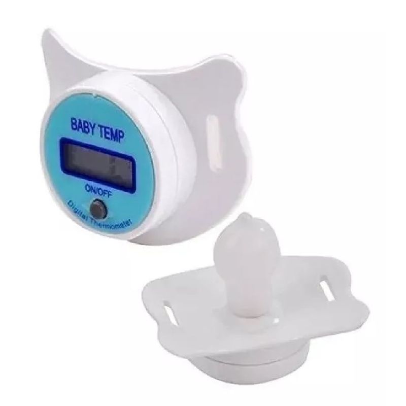GENERICO - Chupete Termómetro Digital Para Bebes Y Niños Azul